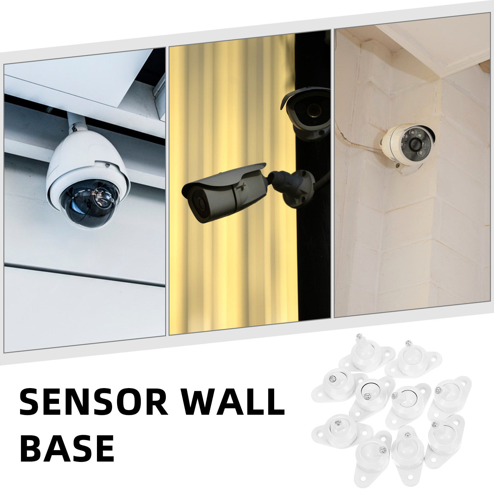 Home Security Firms - 10 pièces de supports muraux universels