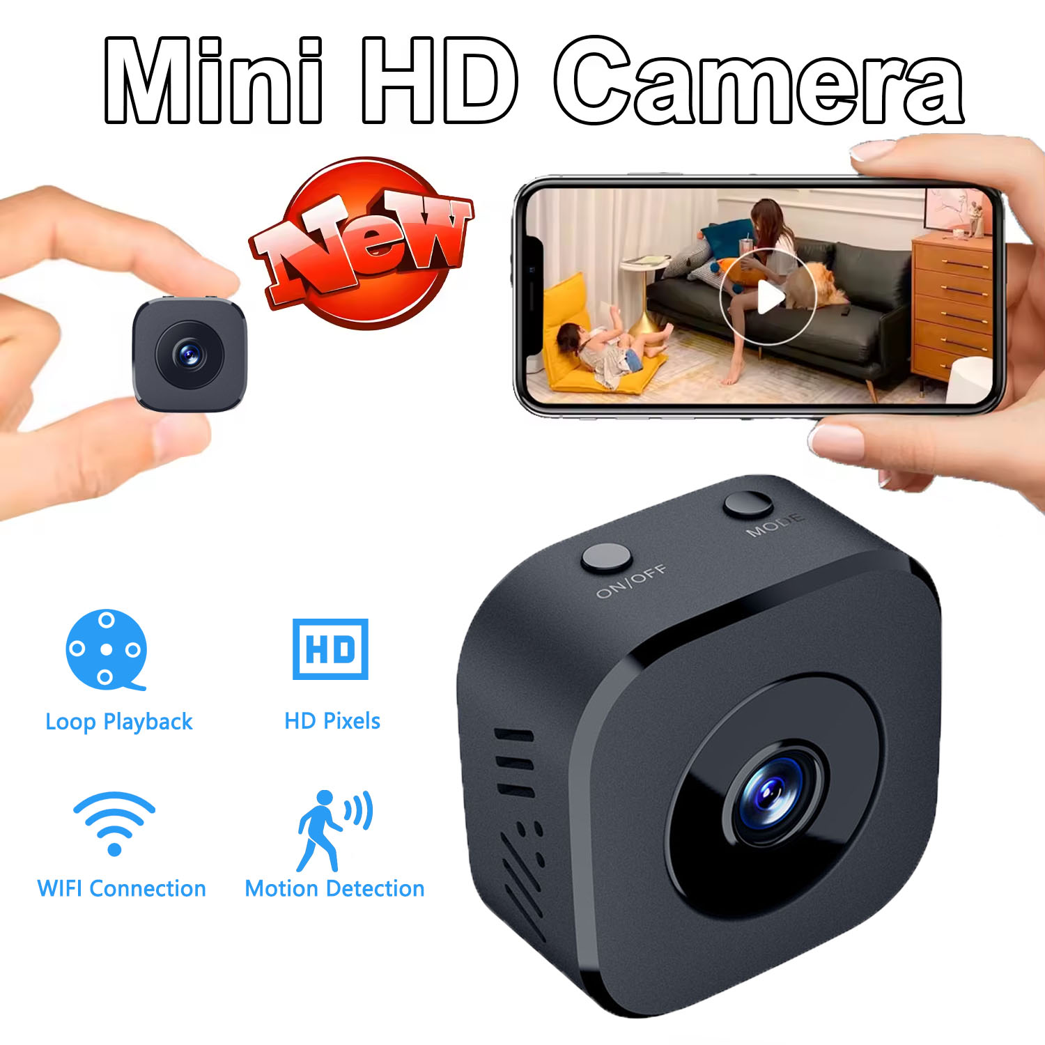 Home Security Prices - Caméra de sécurité 4K Mini Vision
