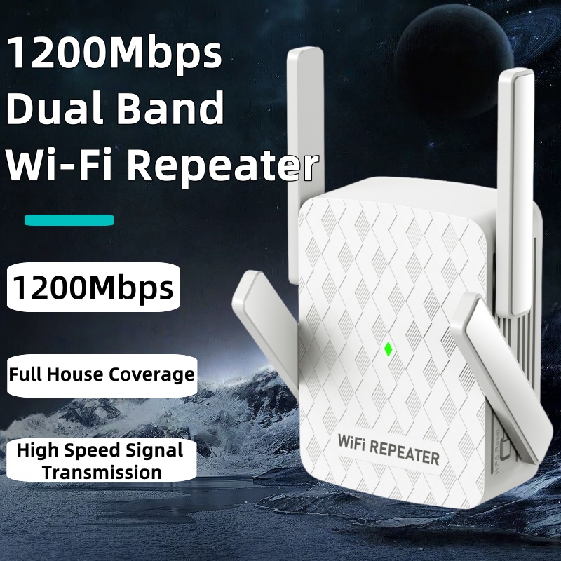 Home Security Wireless - 1200Mbps sans fil Wifi Extender Wifi
