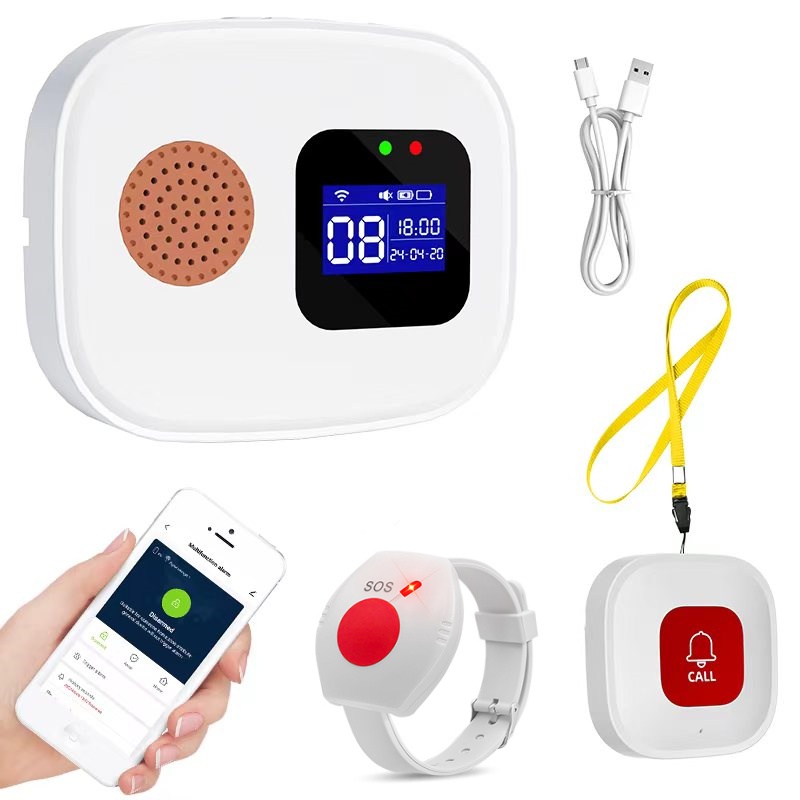 Home Security Equipment - Bouton d'appel d'urgence pour personnes âgées,