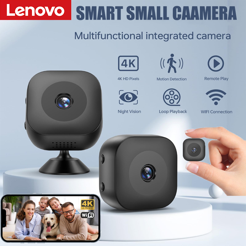 Home Security Prices - Caméra miniature intelligente Lenovo 4K HD,