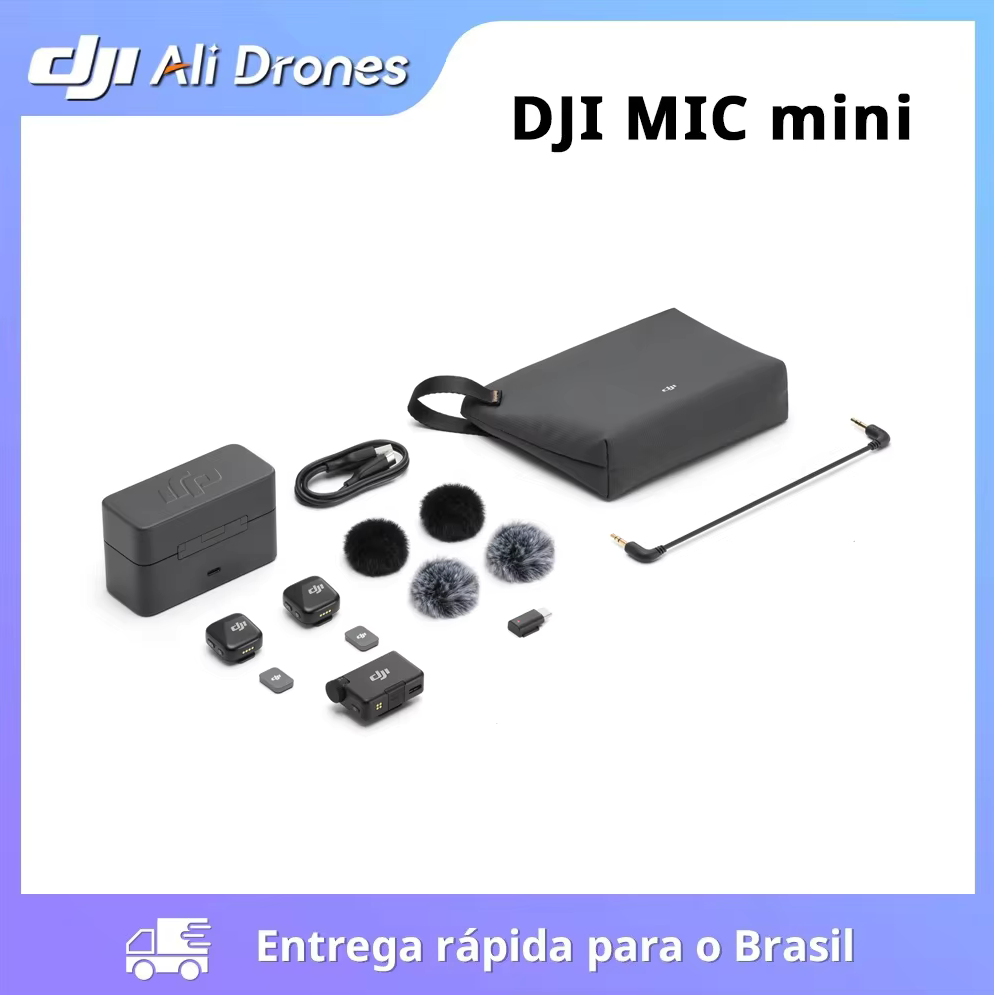 Home Security Wireless - DJI MIC-Mini petit audio ultraléger, audio