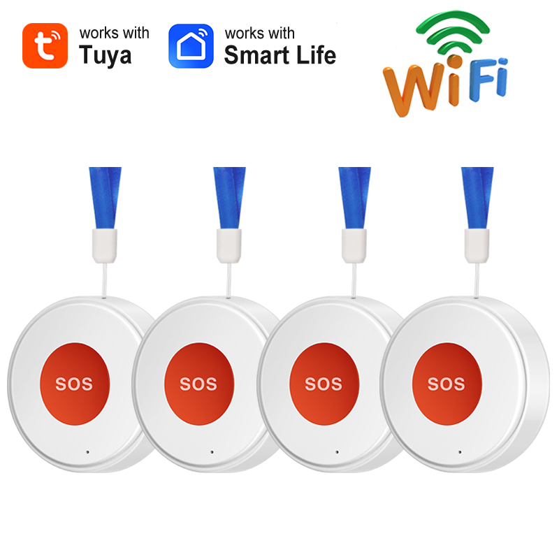 Home Security Technology - Smart Life APP WiFi SOS bouton