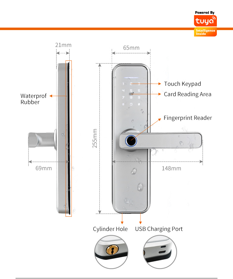Serrure Intelligente X5 Étanch - Home Security Keypad avis et prix