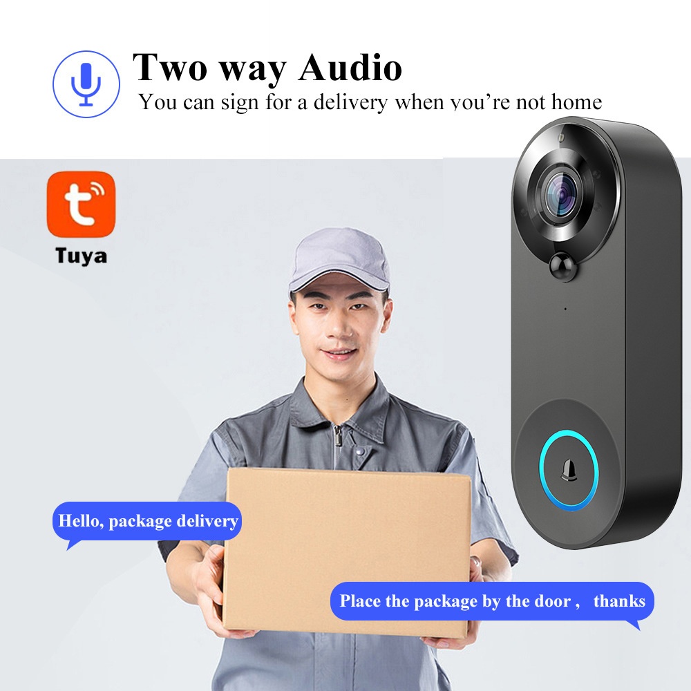 Tuya 1080P sans fil WIFI sonne - Home Security Prices avis et prix