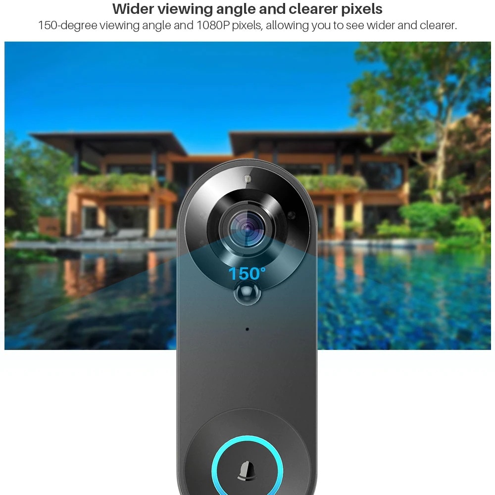 Tuya 1080P sans fil WIFI sonne - Home Security Prices avis et prix