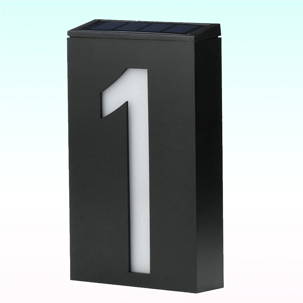 Plaque de porte LED solaire nu - Home Security Doors avis et prix