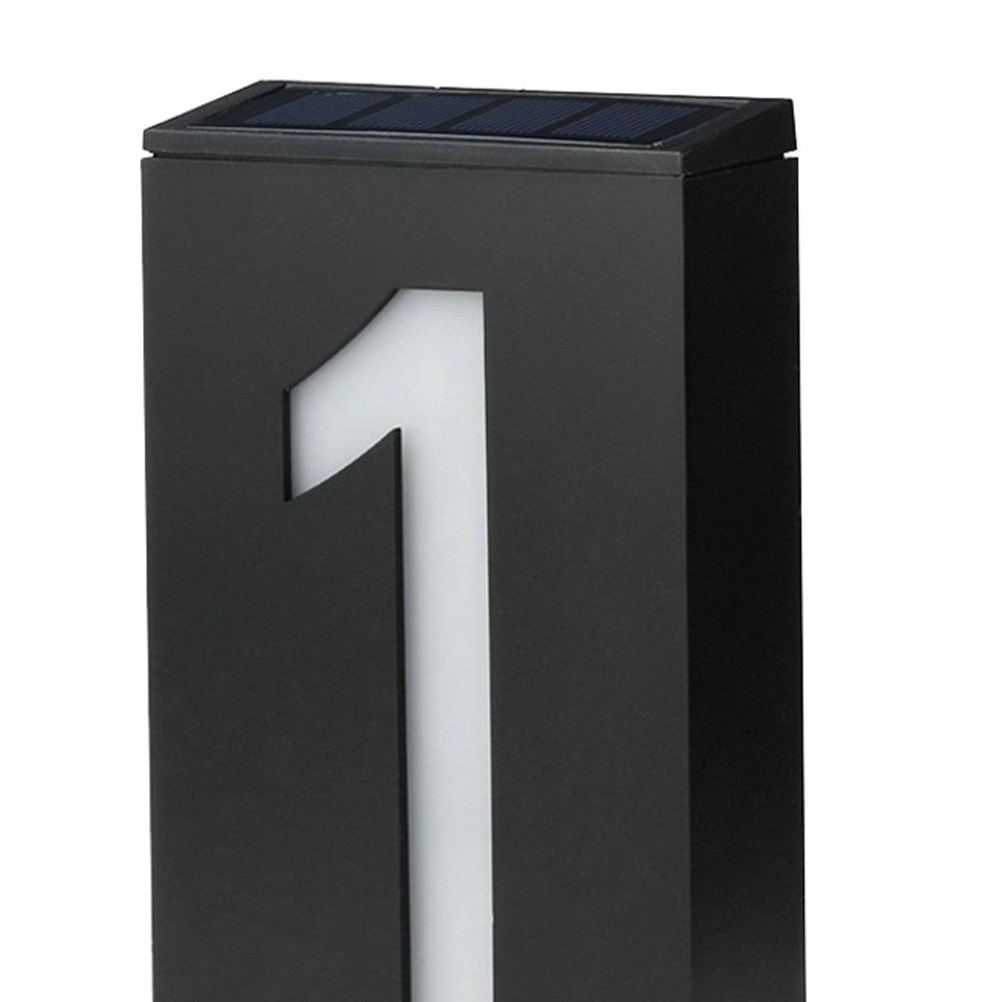 Plaque de porte LED solaire nu - Home Security Doors avis et prix