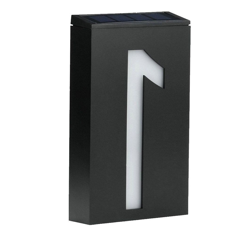 Plaque de porte LED solaire nu - Home Security Doors avis et prix