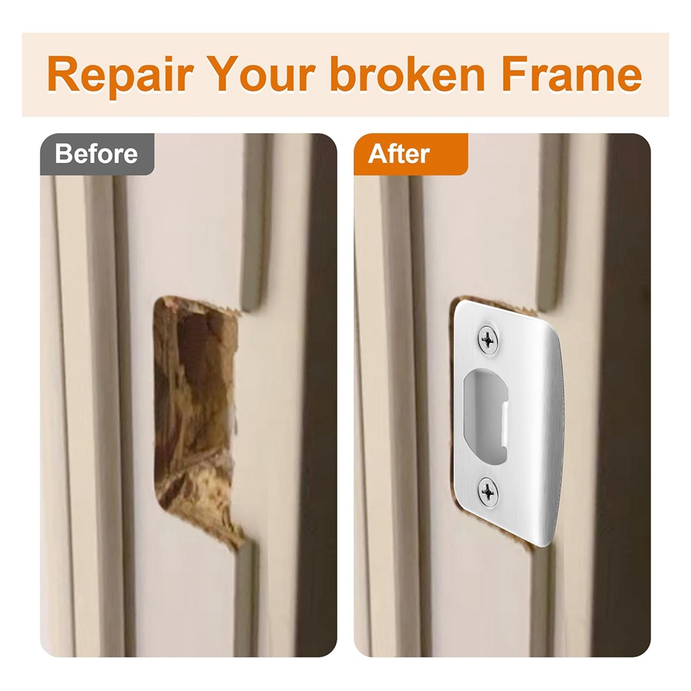 Paquet de 4 plaques de gâche d - Door Reinforcer Kit avis et prix
