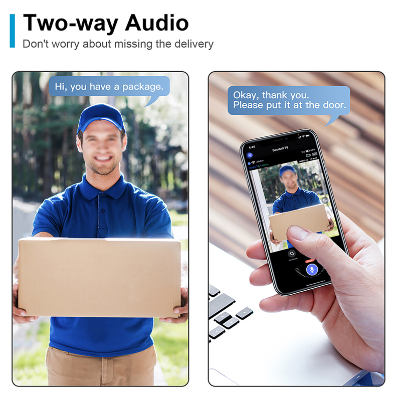 Sonnette vidéo intelligente Wi - Home Security Prices avis et prix