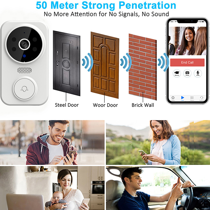 Sonnette vidéo intelligente Wi - Home Security Prices avis et prix