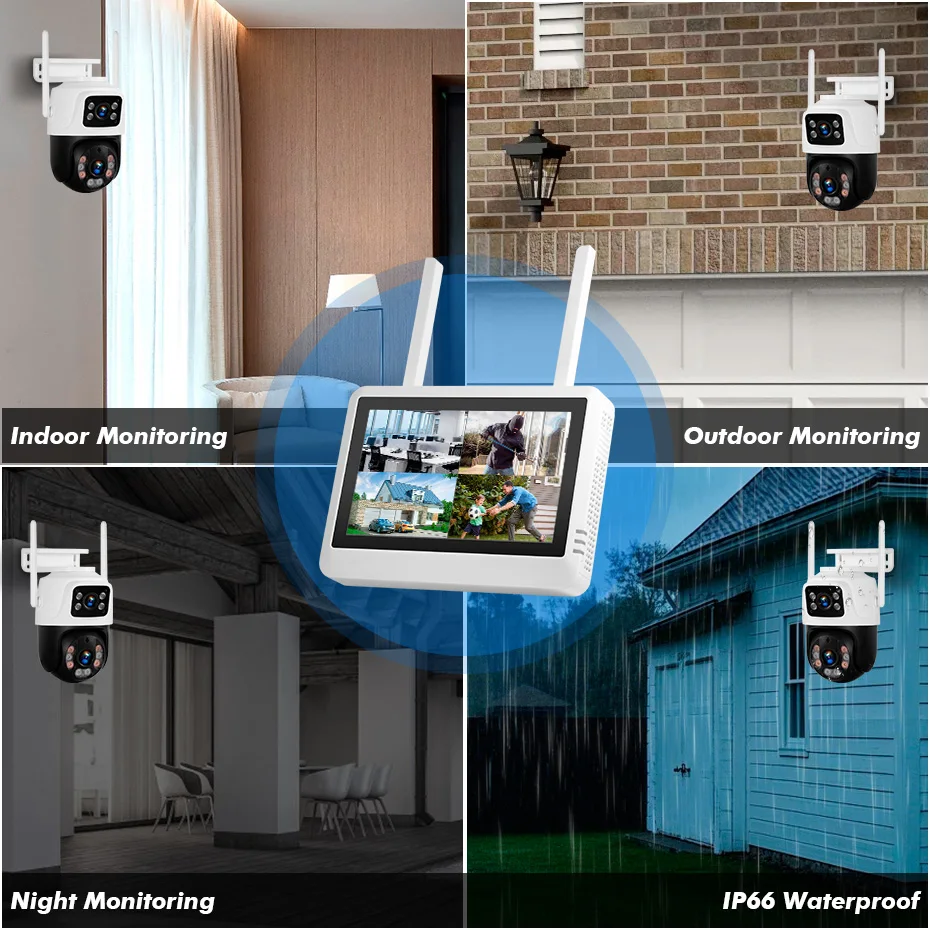 Système de sécurité NVR sans f - Home Security Video Systems avis et prix