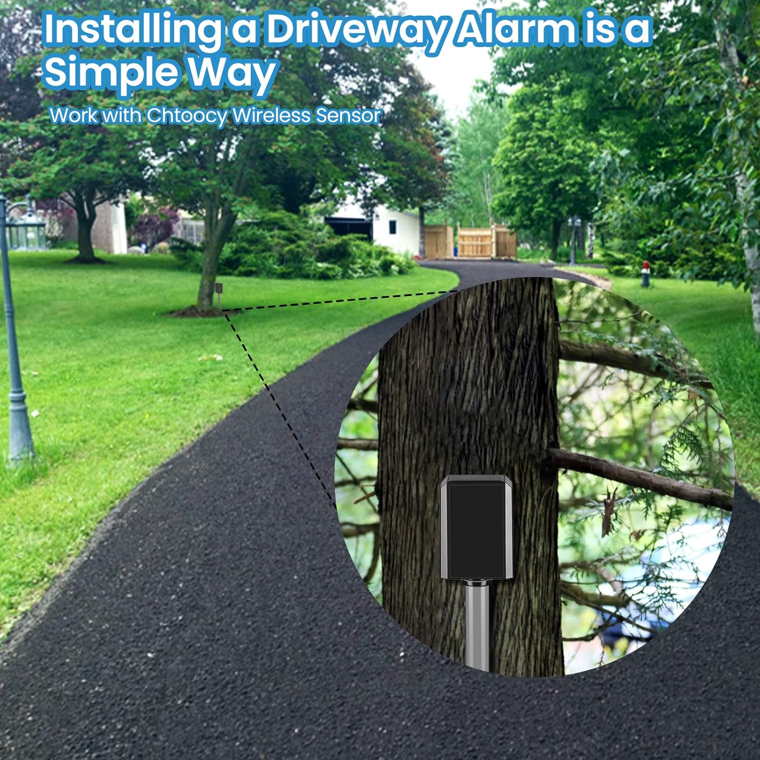 Alarme d'allée longue portée u - Home Security Features avis et prix