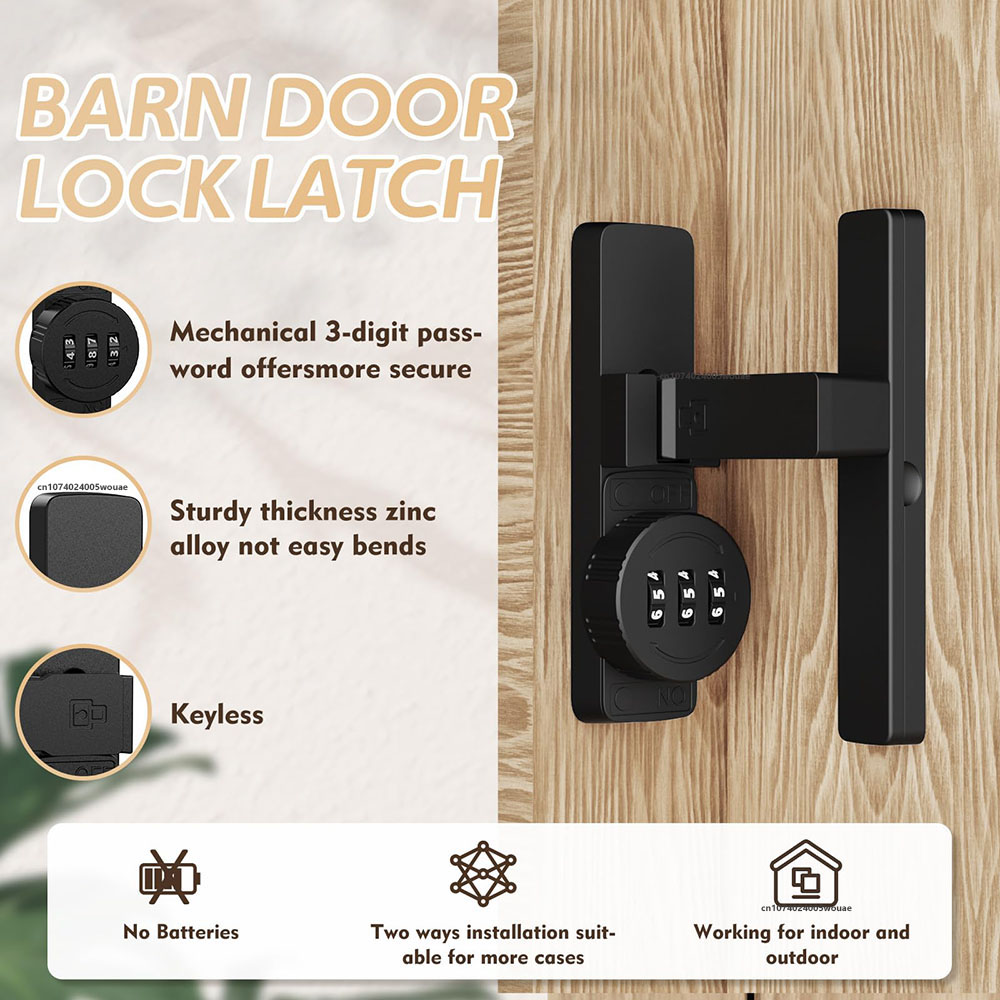 Serrure de porte de grange de  - Home Security Doors avis et prix