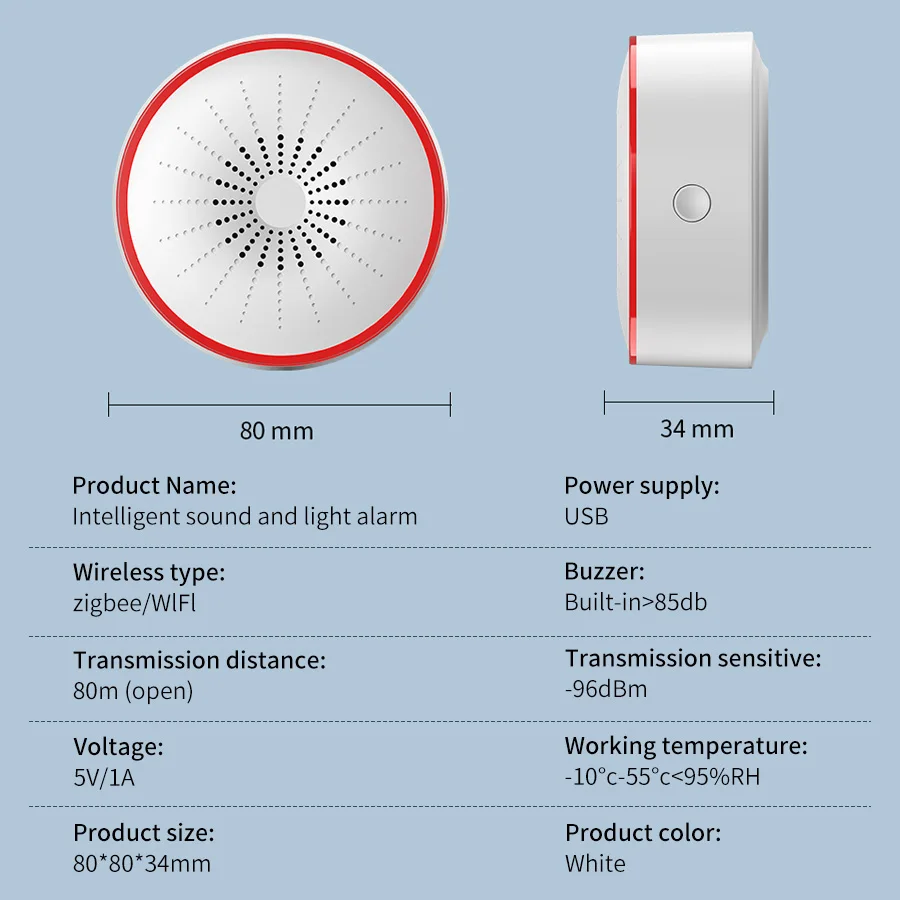 Sirène d'alarme intelligente T - Home Security Equipment avis et prix