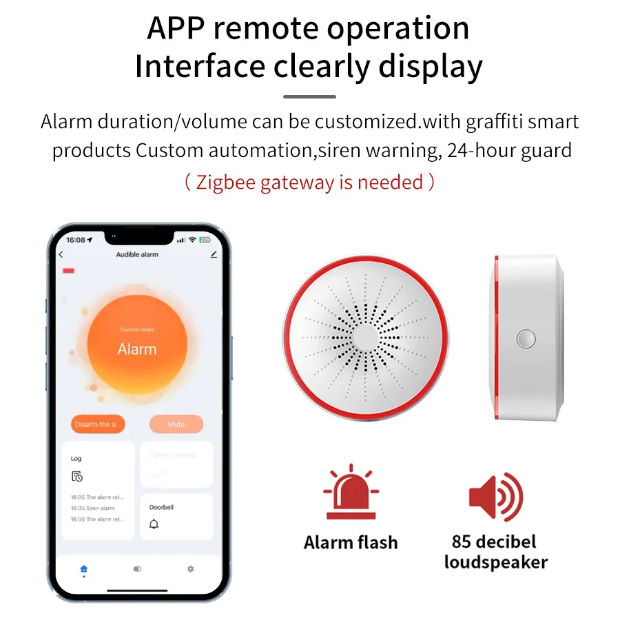 Sirène d'alarme intelligente T - Home Security Equipment avis et prix