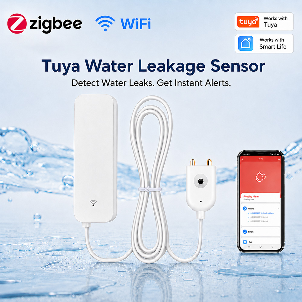 Détecteur de fuite d'eau ZigBe - Home Security Technology avis et prix