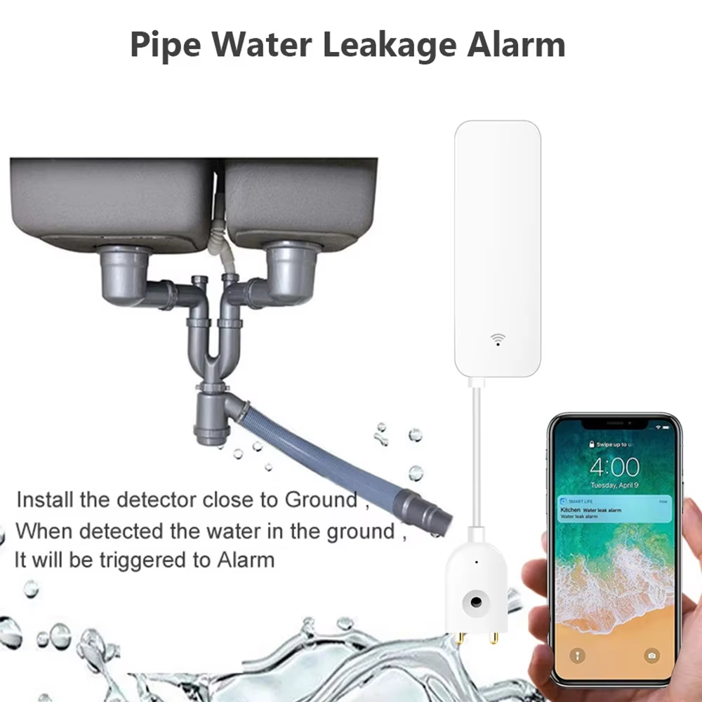 Détecteur de fuite d'eau ZigBe - Home Security Technology avis et prix