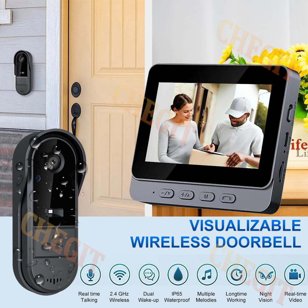 Sonnette Wifi sans fil avec ca - Home Security Prices avis et prix