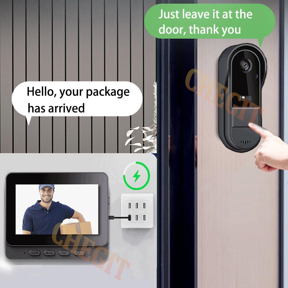 Sonnette Wifi sans fil avec ca - Home Security Prices avis et prix