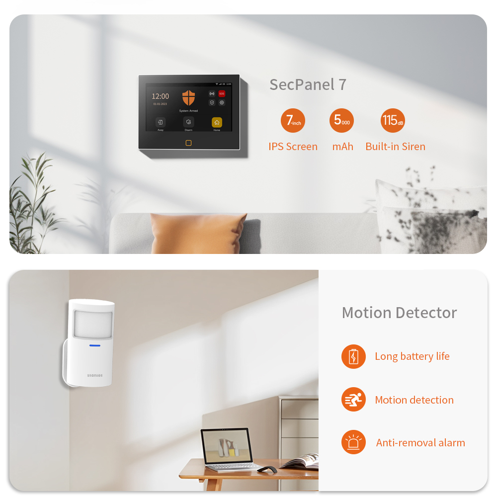 Staniot-7 pouces Système d'ala - Home Zone Security App avis et prix
