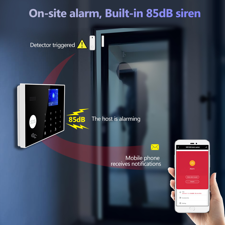 KERUI – système d'alarme domes - Home Zone Security App avis et prix