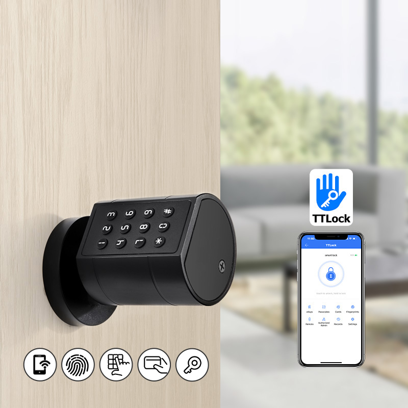 Serrure de porte cylindrique i - Home Security Keypad avis et prix