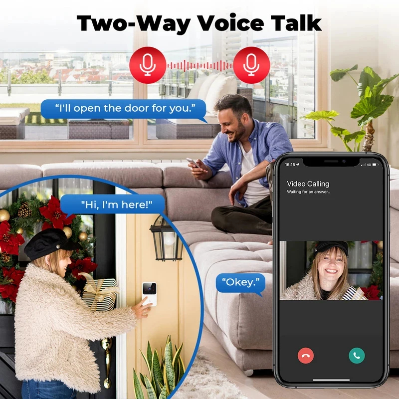 Sonnette vidéo WiFi pour maiso - Home Security Prices avis et prix