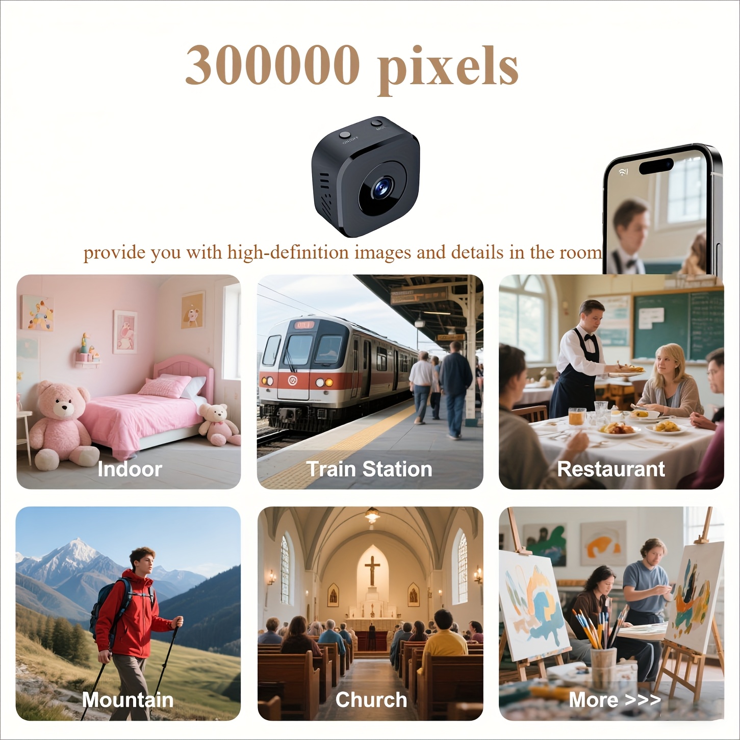 1080P HD Mini caméra WiFi sécu - Home Security Wireless avis et prix
