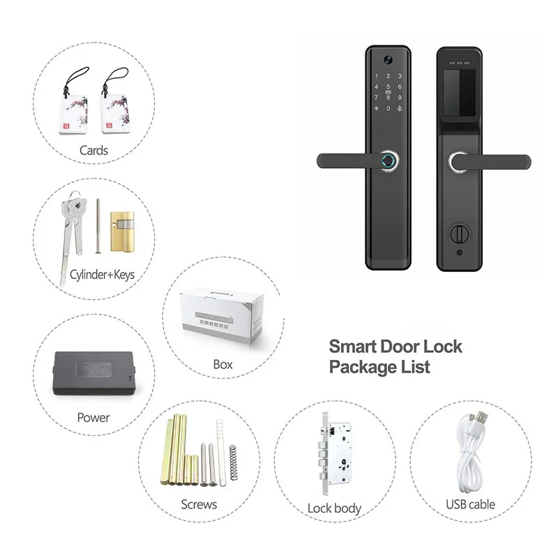Serrure de porte connectée Tuy - Home Security Features avis et prix