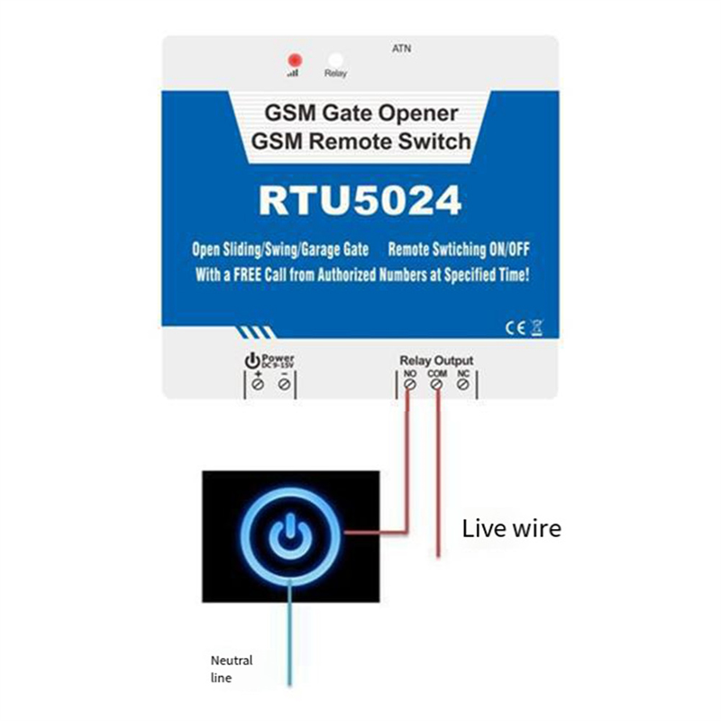 Ouvre-porte GSM B04C-RTU5024,  - Home Security Wireless avis et prix