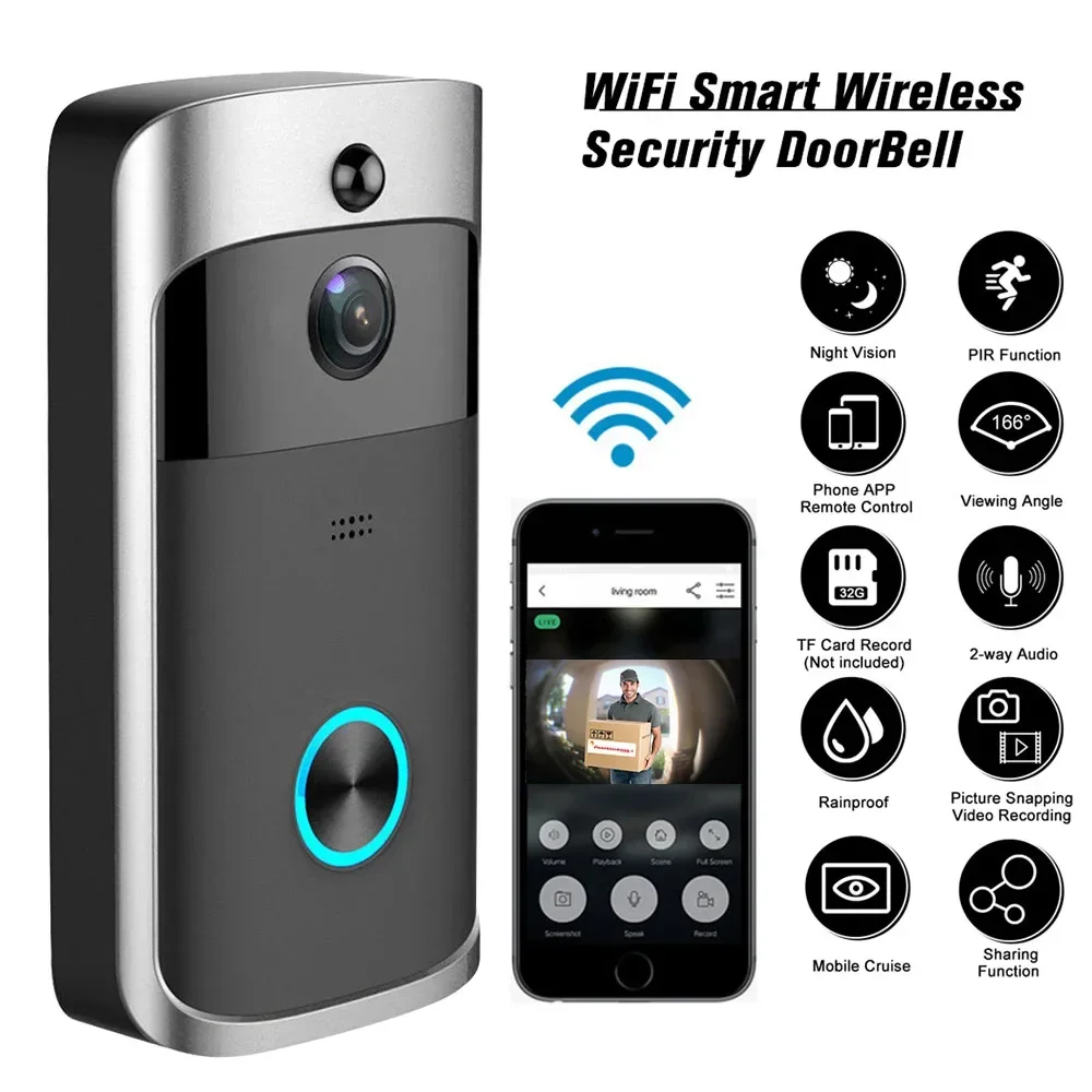 Sonnette de porte sans fil WIF - Home Security Prices avis et prix