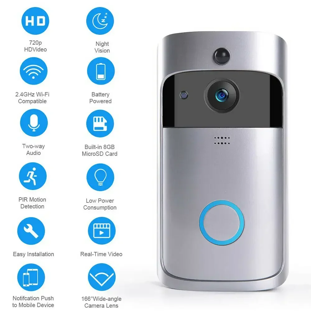 Sonnette de porte sans fil WIF - Home Security Prices avis et prix