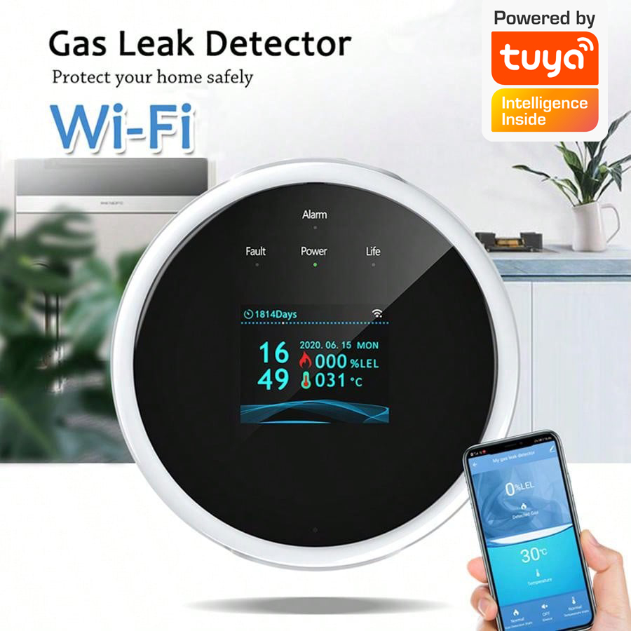 Capteur d'alarme de gaz WiFi 2 - Home Security Equipment avis et prix