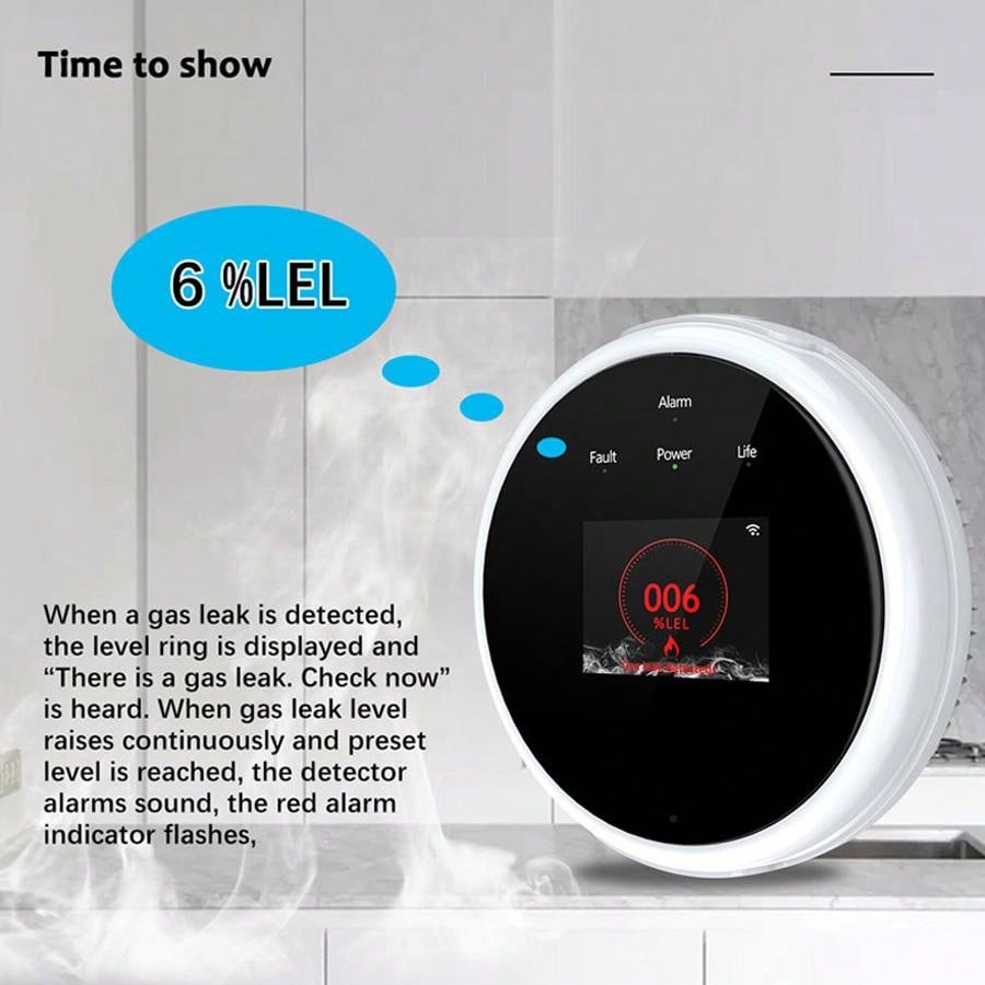 Capteur d'alarme de gaz WiFi 2 - Home Security Equipment avis et prix