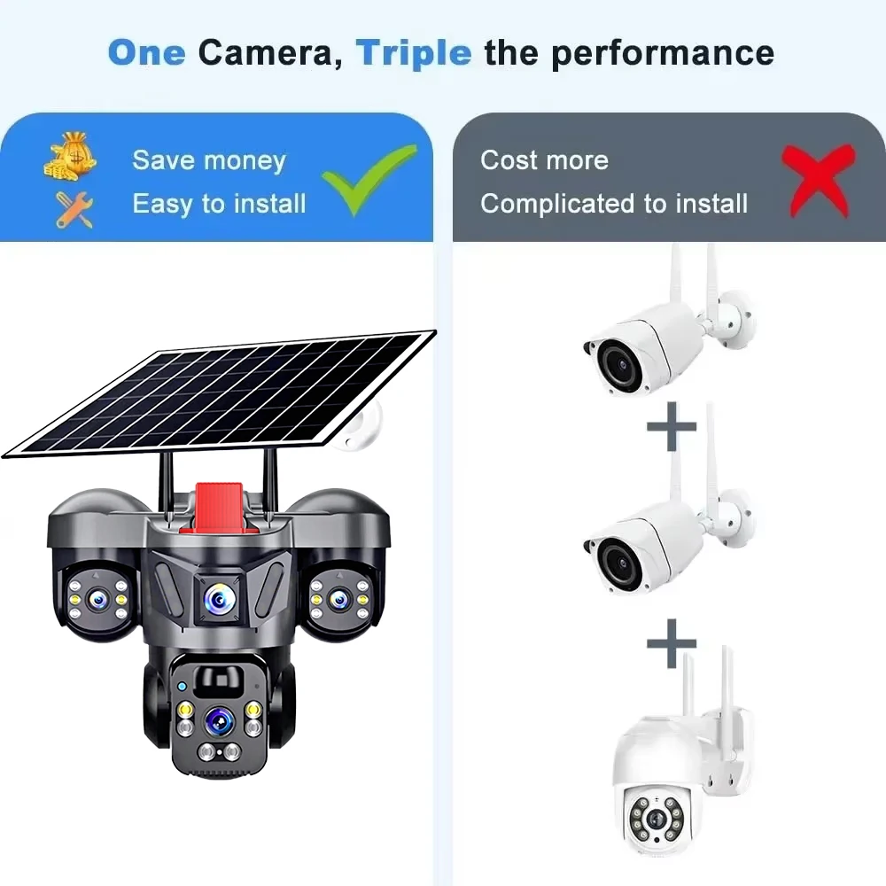 KERUI V380 Pro extérieur PTZ 6 - Home Security Prices avis et prix