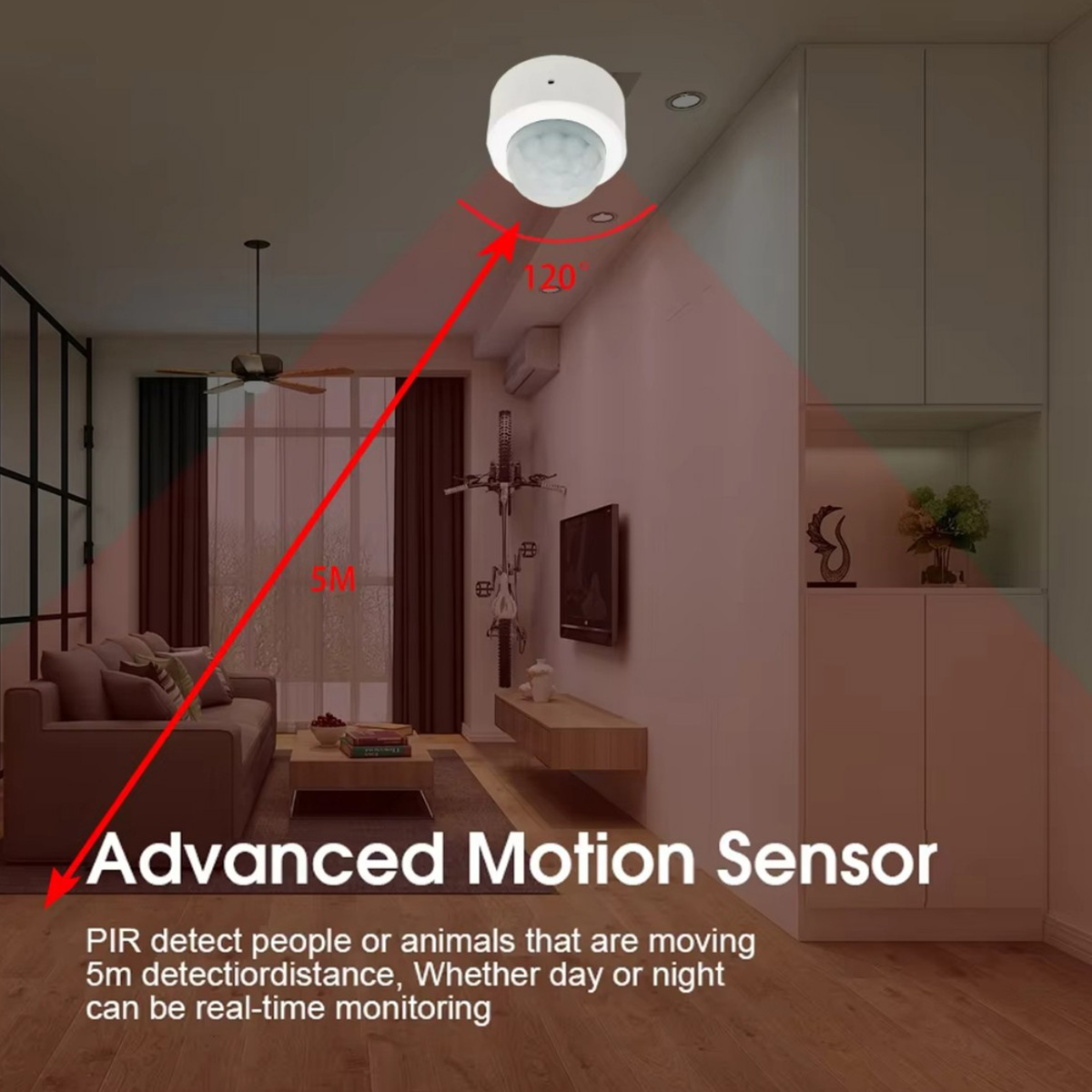 Mini capteur de mouvement huma - Home Security Technology avis et prix