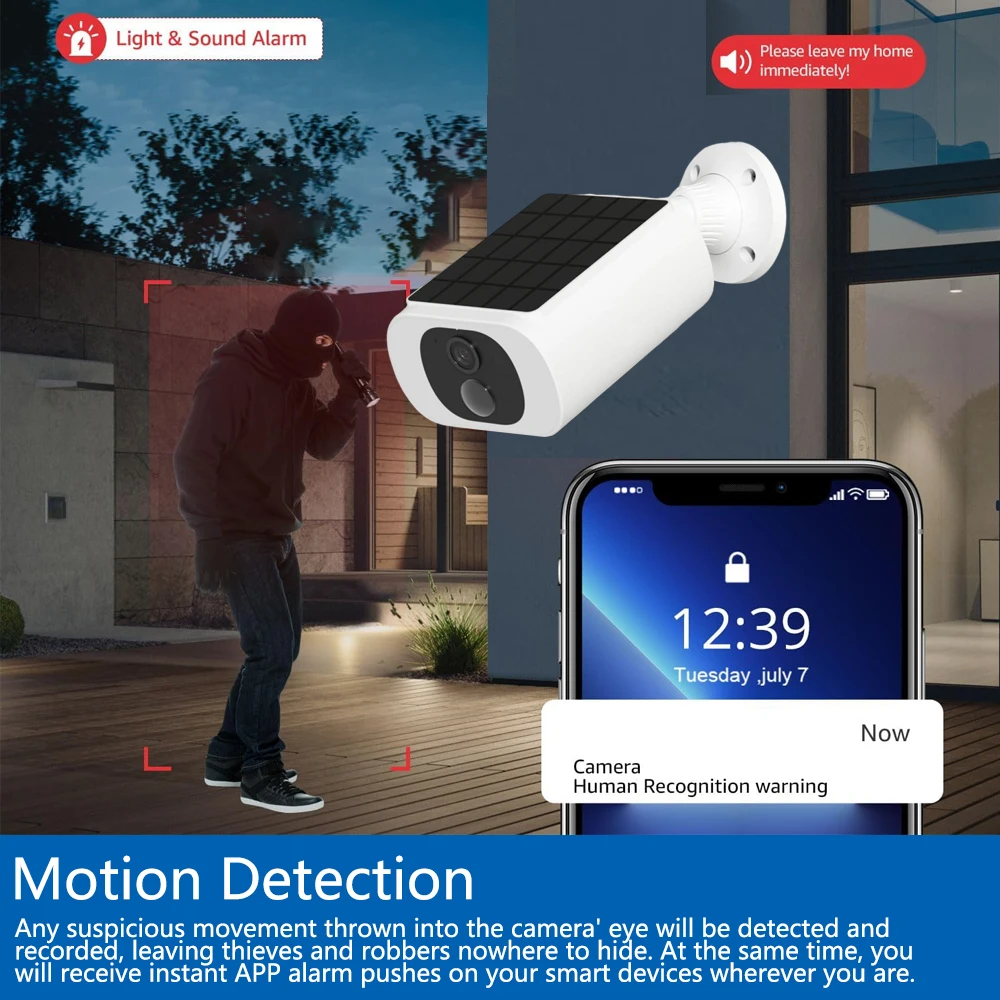 Caméra de sécurité solaire Tuy - Home Security Prices avis et prix