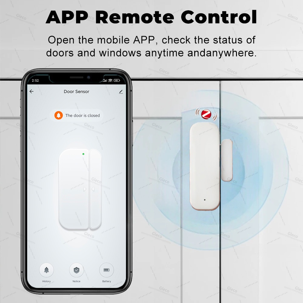 Tuya Zigbee capteur de porte f - Home Security Technology avis et prix