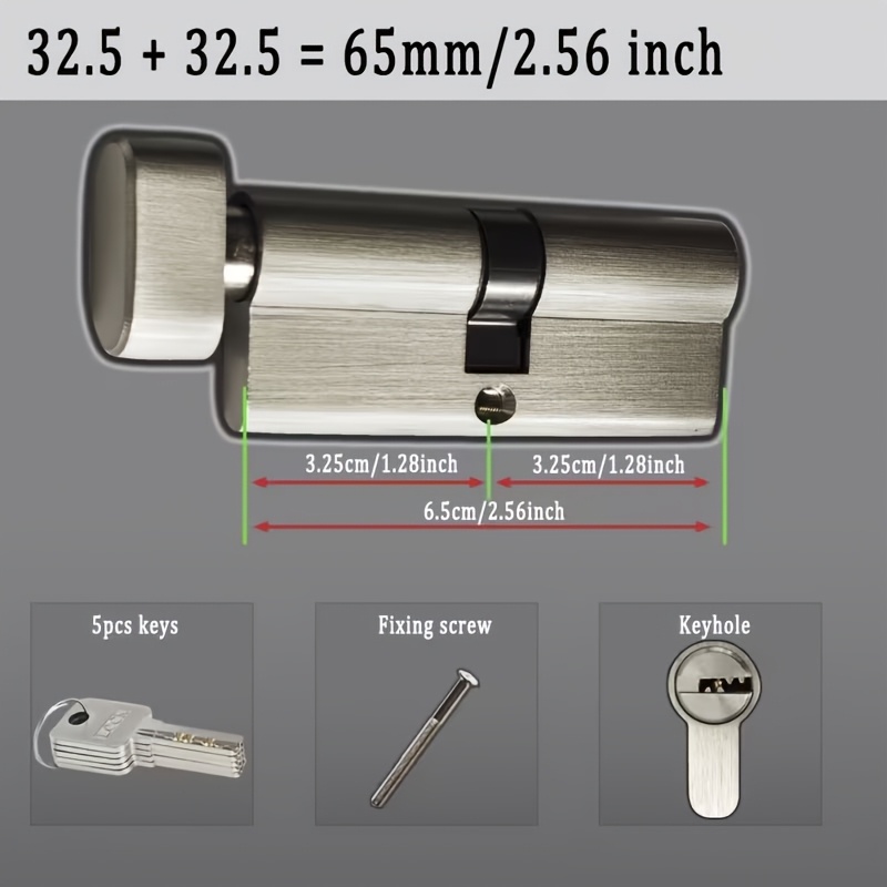 1 cylindre de serrure antivol  - Home Security Equipment avis et prix